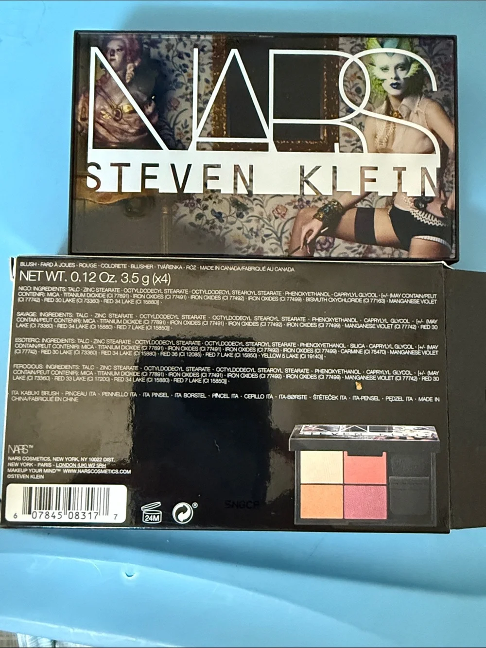 NARS Steven Klein Cheek Palette - Pink/Peach Blush Quartet